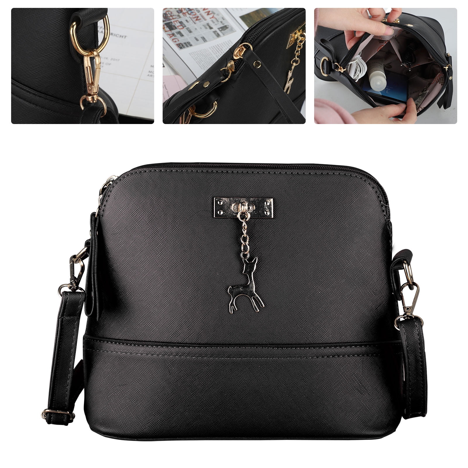 Ladies Handbag Cross Body Bag Messenger Over Shoulder Satchel Adjustable Strap 