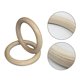 thumbnail image 3 of Anillos de gimnasia de madera Anillo de entrenamiento de gimnasio Equipo para entrenamiento de fuerza corporal, 32 mm, 3 of 5