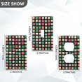 thumbnail image 7 of Yayeee Blank Wall Plate Cover 1-Gang 4.5"x2.7" Home Unused Decorative Outlet, Green Block Pattern, 7 of 7