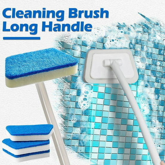 Bathroom Long Handle Brush Wall Floor.Scrub Bath Tub Shower Tile·Cleaning Tools