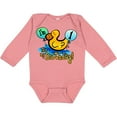 thumbnail image 3 of Inktastic Ducky 1st Birthday Boys or Girls Long Sleeve Baby Bodysuit, 3 of 5