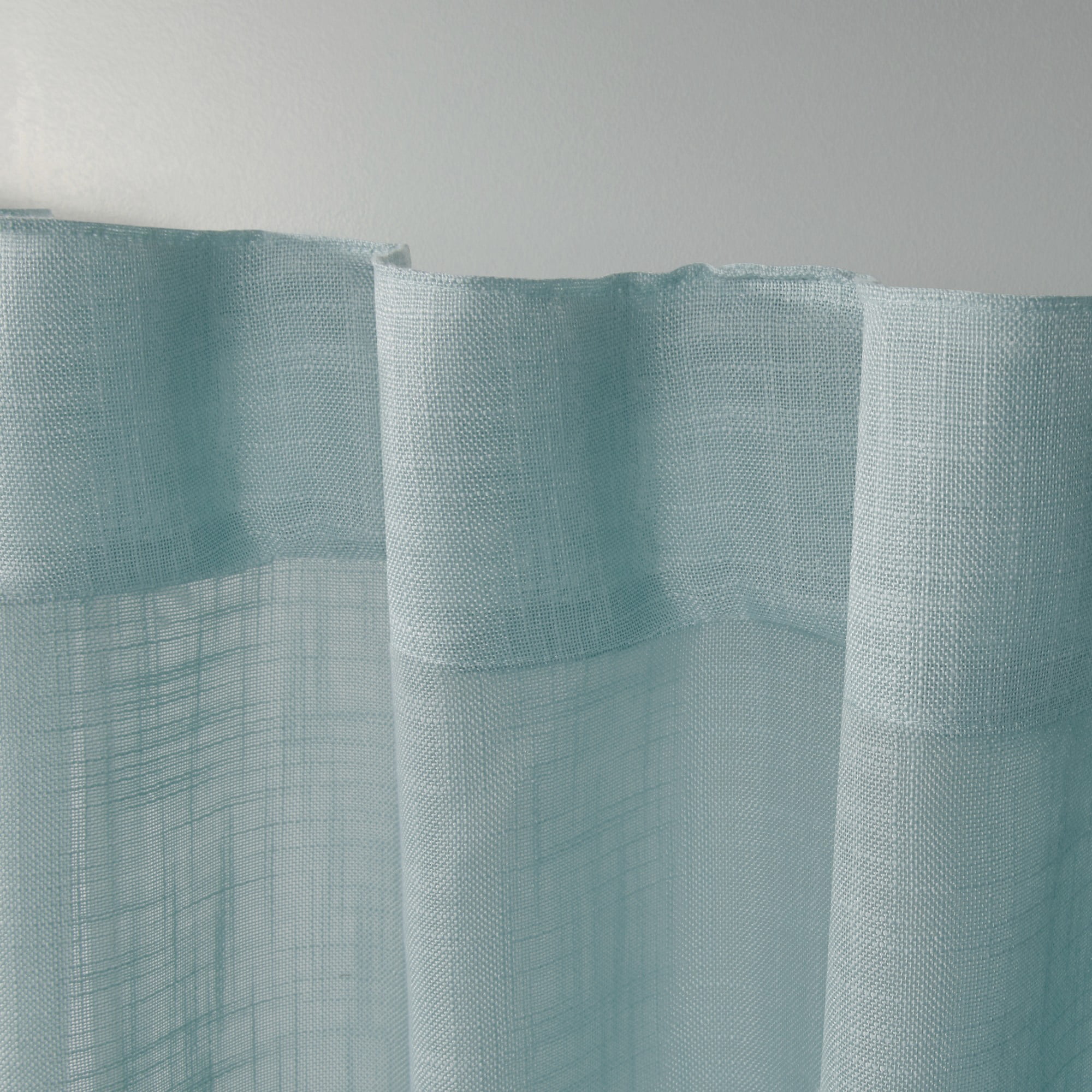 Exclusive Home Bella Sheer Hidden Tab Top Curtain Panel Pair, 54"x96", Seafoam