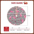 thumbnail image 4 of Kll Flamingos Christmas Tree Skirt 36",Party Decorations Farmhouse For Christmas Decorations Holiday Party, 4 of 8