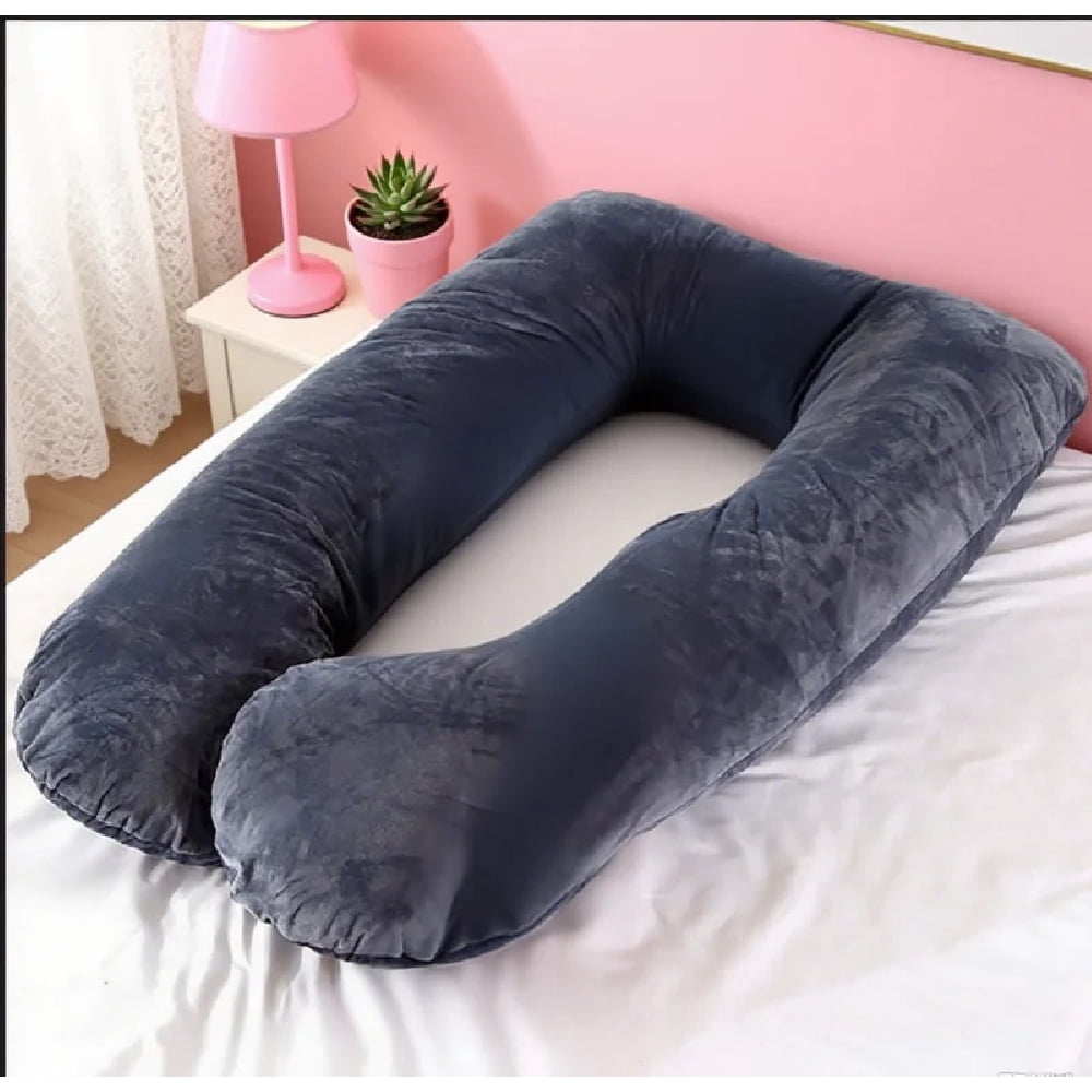 The velvet maternity pillow is soft to the touch and less irritating to the skin, bringing a comfortable touch to pregnant women