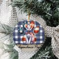 thumbnail image 3 of Patriotic Devon Rex 4th of July Independence Paws Ceramic Round Ornament Cat Lover Kitten Owner Gifts Home Tree Decor - 02010, 3 of 5