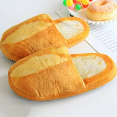

Ekeka Clearance ! Unisex Cute Indoor Slippers Lovers Bread Korean Style Couples Shoes Kawaii Warm