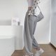 thumbnail image 4 of Pantalones deportivos para mujer, combinables, estilo japonés, nuevos y elegantes, con cordón hasta los tobillos, informales, sueltos y sencillos para otoño., 4 of 6