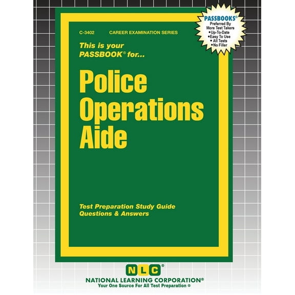 Career Examination Police Operations Aide, Book 3402, (Paperback)