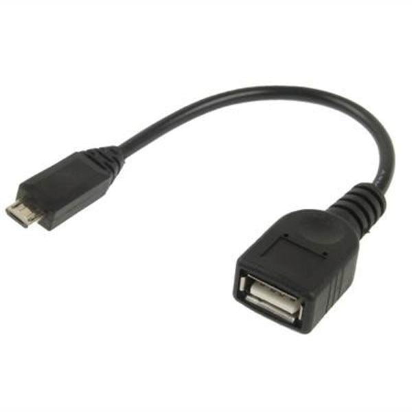 Adaptateur Micro USB "On-The-Go" - USB 2.0 A Femelle vers Micro USB B Mâle