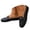 Black, variant on Women's Leather Rhinestone Bow Mules Comfortable Round Toe Backless Slip on Moccasins Lightweight Everyday Office Walking Slippers (Pink, 6)