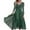 Green, variant on Elegant Flowy Chiffon Casual Dress with Long Sleeves and Allover Printed Design for Everyday Comfort and Style Casual Dress Blue S