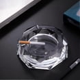 thumbnail image 3 of 10cm Crystal Ashtray Glass Crafts Personality Trend Home Office Hotel Club Ktv Crystal Ashtray Orna, 3 of 5