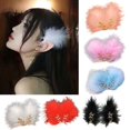 thumbnail image 4 of Yokua Vintage Feather Hairpin Chinese Style Hair Clip Summer Hairpin for Woman, 4 of 20