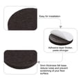 thumbnail image 3 of Furniture Pads Adhesive Felt Pads, 40mm Dia 5mm Thick Floor Protector Round Brown 24Pcs, 3 of 6