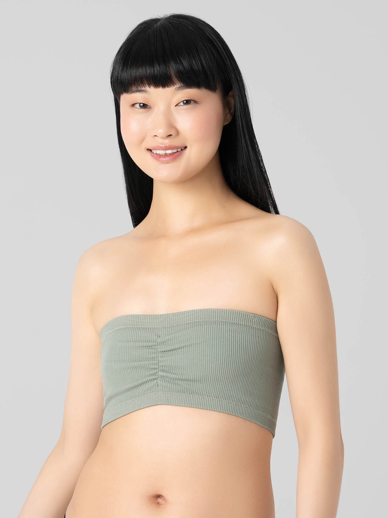 No Boundaries Women's Seamless Bandeau Bra, Sizes XS-XXXL