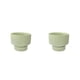 thumbnail image 1 of Bewildely Maceta para plantas de interior - Plantas de interior portátiles y resistentes a la corrosión Maceta para suculentas de interior y verde pequeño 2piezas, 1 of 6