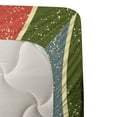 thumbnail image 3 of Ambesonne Nostalgic Fitted & Top Sheet Set with Sham, Nostalgic Spiral, Multicolor, 3 of 4