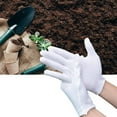 thumbnail image 6 of 12 Pairs White Cotton Soft Gloves , Jewelry Inspection Work Stretchy O0I8, 6 of 9