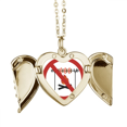 thumbnail image 1 of Logo no barbacoa Collar colgante en forma de melocotón con alas Unbranded M, 1 of 3