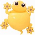 thumbnail image 1 of Kids Toothbrush Holder Wall Mounted Cartoon Animal Toothbrush Holder Gecko Toothpaste Holder Bathroom Organizer for Boys Girls Yellow, 1 of 4
