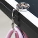 thumbnail image 2 of Naiovety Table Handbag Hanger Alloy Foldable Restaurant Schoolbag Round Decorative Desk Flower Clasp Hook Backpack Bag Holder Type3 NO3, 2 of 6