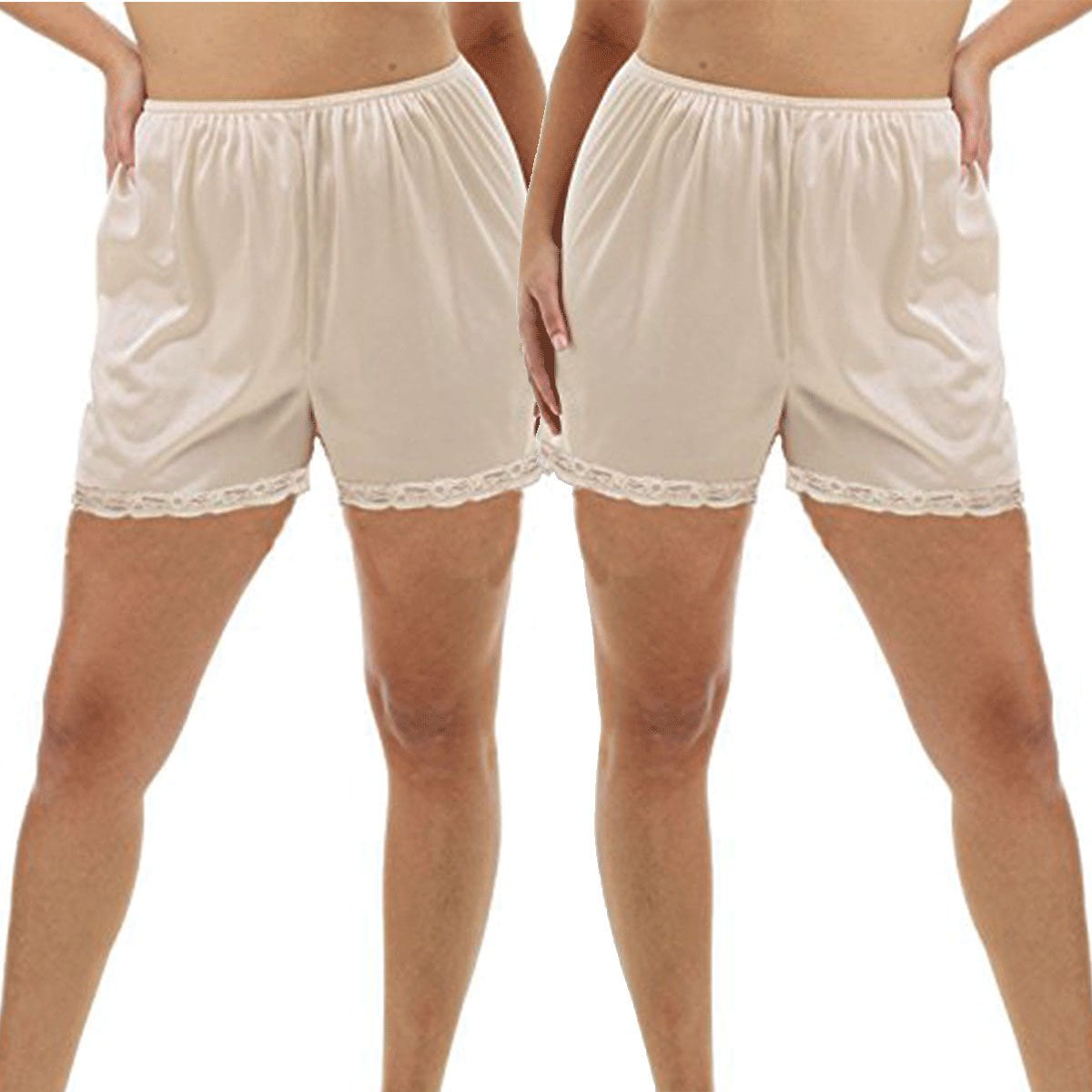 Under Moments - Women's Pettipants Cotton Culotte Bloomers Split Skirt ...