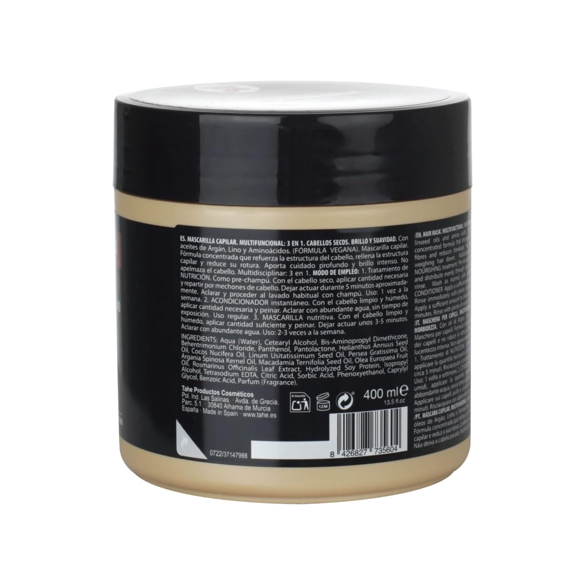 Tahe Gold Protein Hair Mask For Dry Hair, 400ml