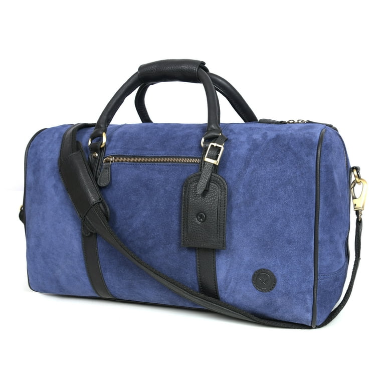 Aaron leather travel sales duffle bag