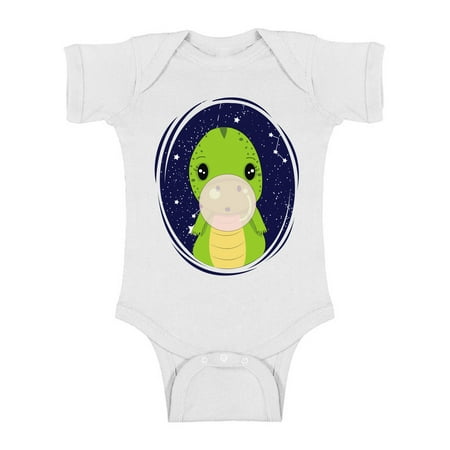 

Baby T Shirts - Newborn 6M 1 Year 2 Year Old 18 Months - Dinosaur Bodysuit