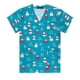 thumbnail image 3 of Camiseta de manga corta con estampado elástico, temática navideña, verano, para médicos, enfermeras, spa, salón de belleza, tienda de mascotas, ropa de lavado, 3 of 4