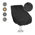 thumbnail image 5 of OPTUTUS 2 Pack Waterproof Boat Seat Cover –420D Heavy Duty Captain’s Chair Covers for Marine, Yacht, Fishing Boat – 22×24×25 Inch Drawstring Helm Seat Protectors, Black, 5 of 7