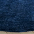 thumbnail image 3 of SAFAVIEH Carmine Eveleen Solid Area Rug, Navy, 6' x 6' Round, 3 of 10