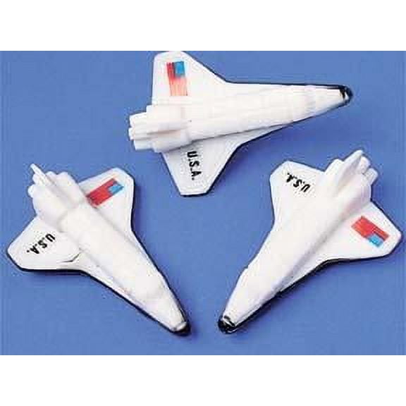 Space Shuttle Eraser  Set of 3