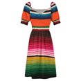 thumbnail image 4 of BEAUTIFUL MEXICAN SERAPE Sleeveless Dress birthday dress Clothing Bridesmaid dress woman, 4 of 6