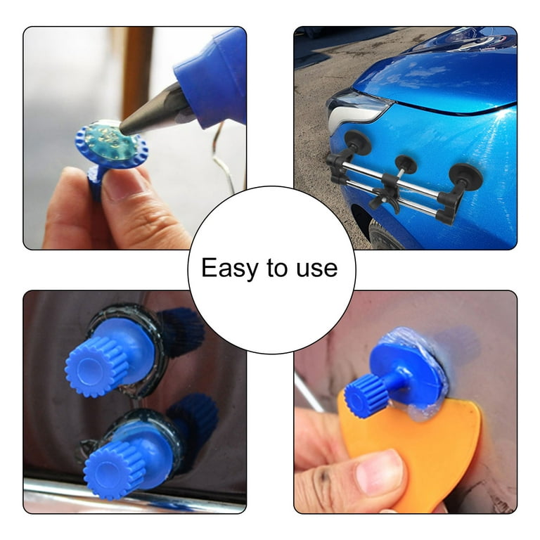 EEEkit 13pcs Paintless Dent Repair Kit, Car Body Bridge Dent Puller Kit,  Auto Body Repairing Remover Tool Kit for Auto Body Dents, Door Dings