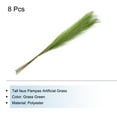 thumbnail image 3 of Uxcell 8Pcs Hierba Pampas Falsa 21" Pampas Falsas para Decoración de Bodas Verde Hierba, 3 of 7