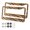 Tiger Stripes Pattern, variant on Aluminum License Plate Frame 2 Pack Car Exterior Accessory Car Tag Holder for Front Rear Plates Cars Decor Various Brightly Colored Shapes