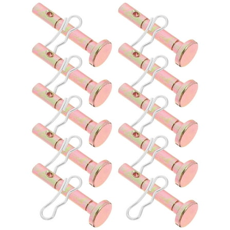 LABRIMP 10 Sets Golden Pin Set as Replacement Parts for Snow Blower