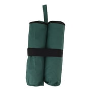 Dark Green Fixed Sandbag for Outdoor Canopy Stability - High-Capacity, Durable Oxford Fabric