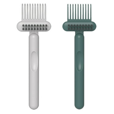 2pcs Hair Brush Cleaner Tool Comb Hair Remover Brush Hair Comb Dust Brush