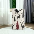 thumbnail image 6 of Yayeee Freestanding Laundry Hamper with Handle Collapsible Large Storage Basket for Clothes, Christmas Plaid Forest, 6 of 7
