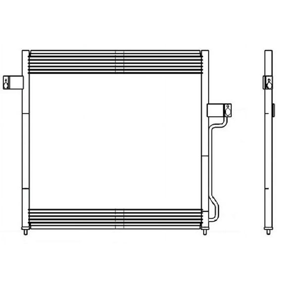 REACH 31-4715 Condenser for Ford Explorer 2010-2006Ford Explorer 2010-2006