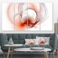 thumbnail image 1 of Red Fractal Galactic Nebula - Abstract Wall Art Canvas, 1 of 3