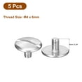 thumbnail image 3 of M4x6mm Extra Large Flat Head Slotted Screws, 5 Pack 304 Stainless Steel Bolts, 3 of 5