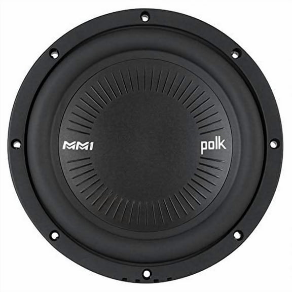 Polk MM1 Series 8 900 Watt 4 Ohm Single Voice Coil Car Audio Marine Subwoofer