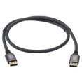 thumbnail image 3 of Tripp Lite 3ft Displayport Cable With Latching Connectors, Black, 3 of 5