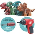 thumbnail image 2 of Desmontar juguetes de dinosaurios CUTICAT Set de construcción con taladro eléctrico, 2 of 5