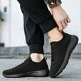 thumbnail image 2 of Espadrilles Femmes Chaussures de Sport Chaussures de Course Gym Intérieur Route Course Loisirs Marche Femmes Chaussures de Course Noir 44, 2 of 9