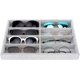 thumbnail image 1 of Caja de almacenamiento para gafas, organizador de joyas de terciopelo con 8 ranuras, soporte de exhibición de almacenamiento multifuncional para gafas de sol, aretes, joyas, pulseras,, 1 of 5