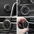 thumbnail image 2 of Quartz Dashboard Ornament, Analog Clock Watch With Stick-on Feature, Compact Size For Uninterrupted Views, Luminous Clock Points For Nighttime Use, 2 of 5